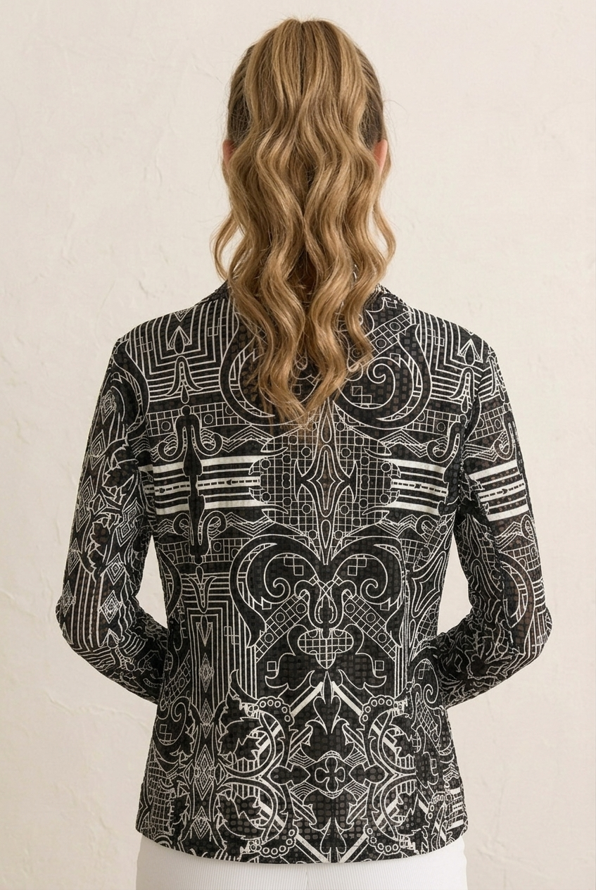 1672 Monochrome Muse Art Jacket