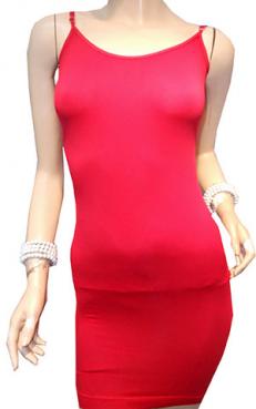 Red Long Camisole T01