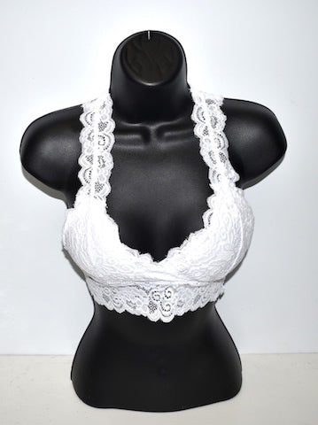 RB01 White Bralette