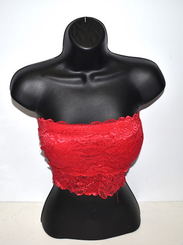 B86 Red Bralette