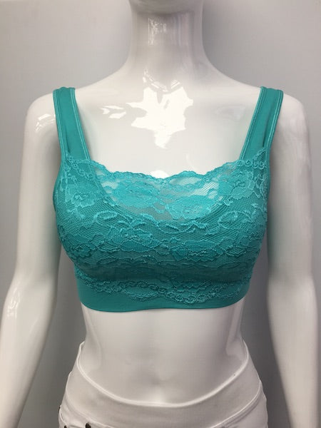 B03 Turq Lace Bra