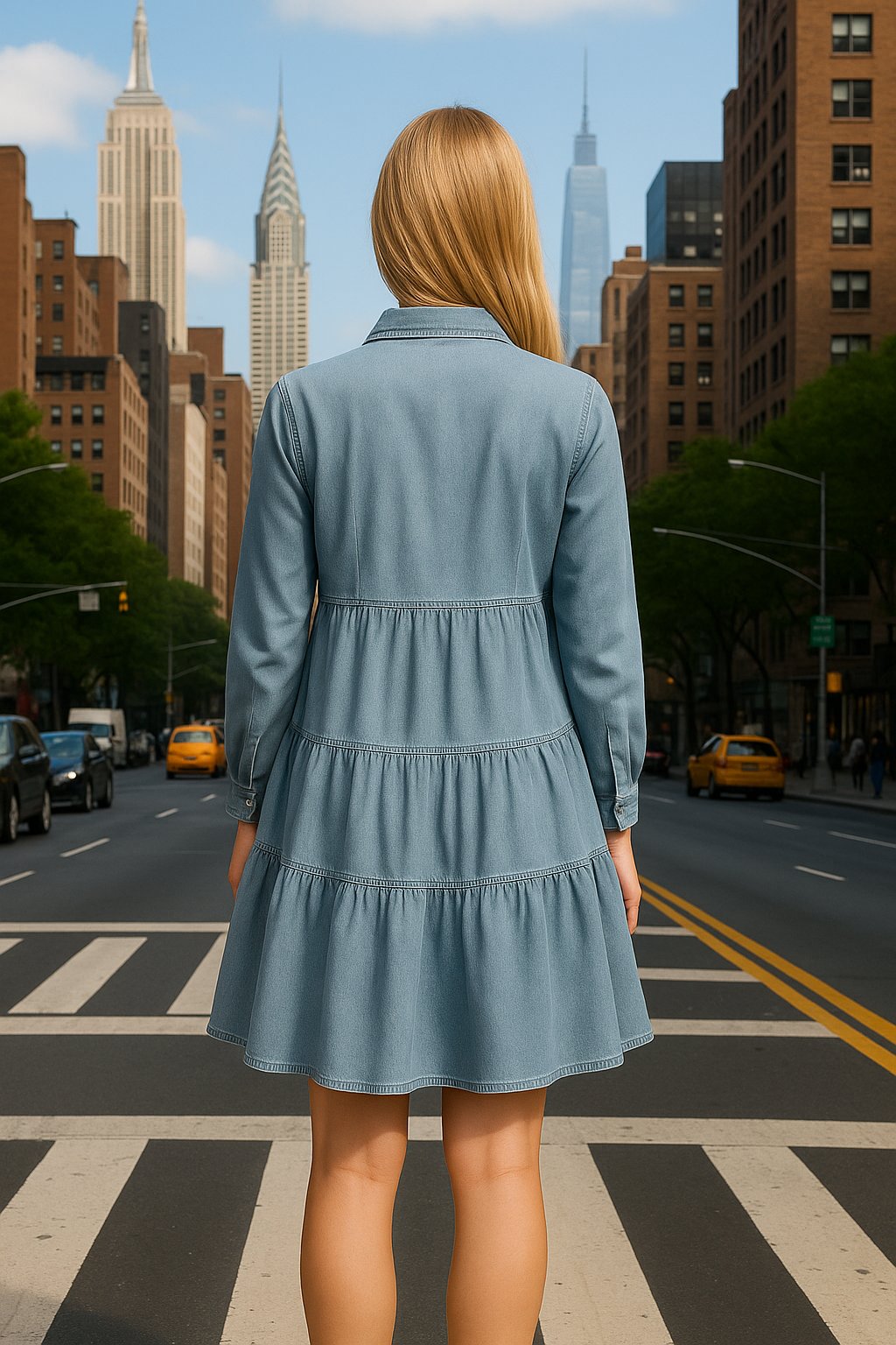 2213 Denim Dream Shirtdress