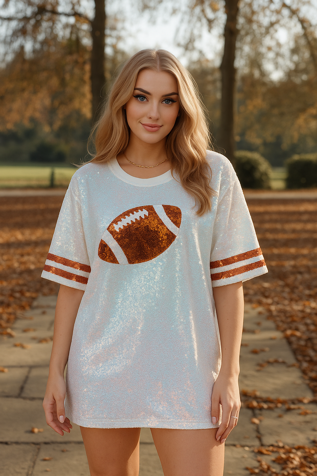 3604 Game Day Glam Sequin Tee