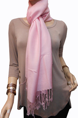 Pink Pashmina Scarf