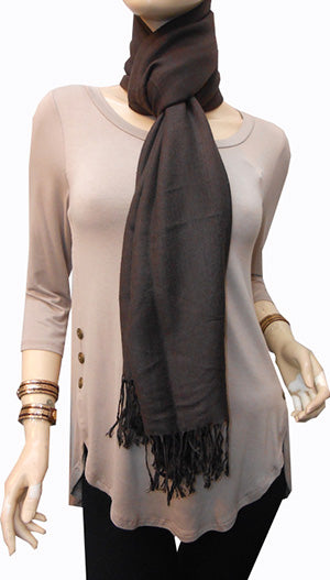 Taupe Pashmina Scarf