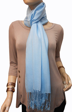 Sky Blue Pashmina Scarf