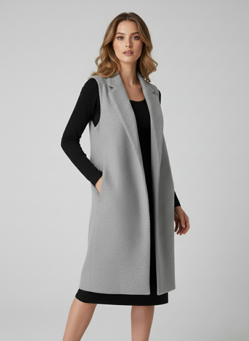5052 Gray Vest with side pockets