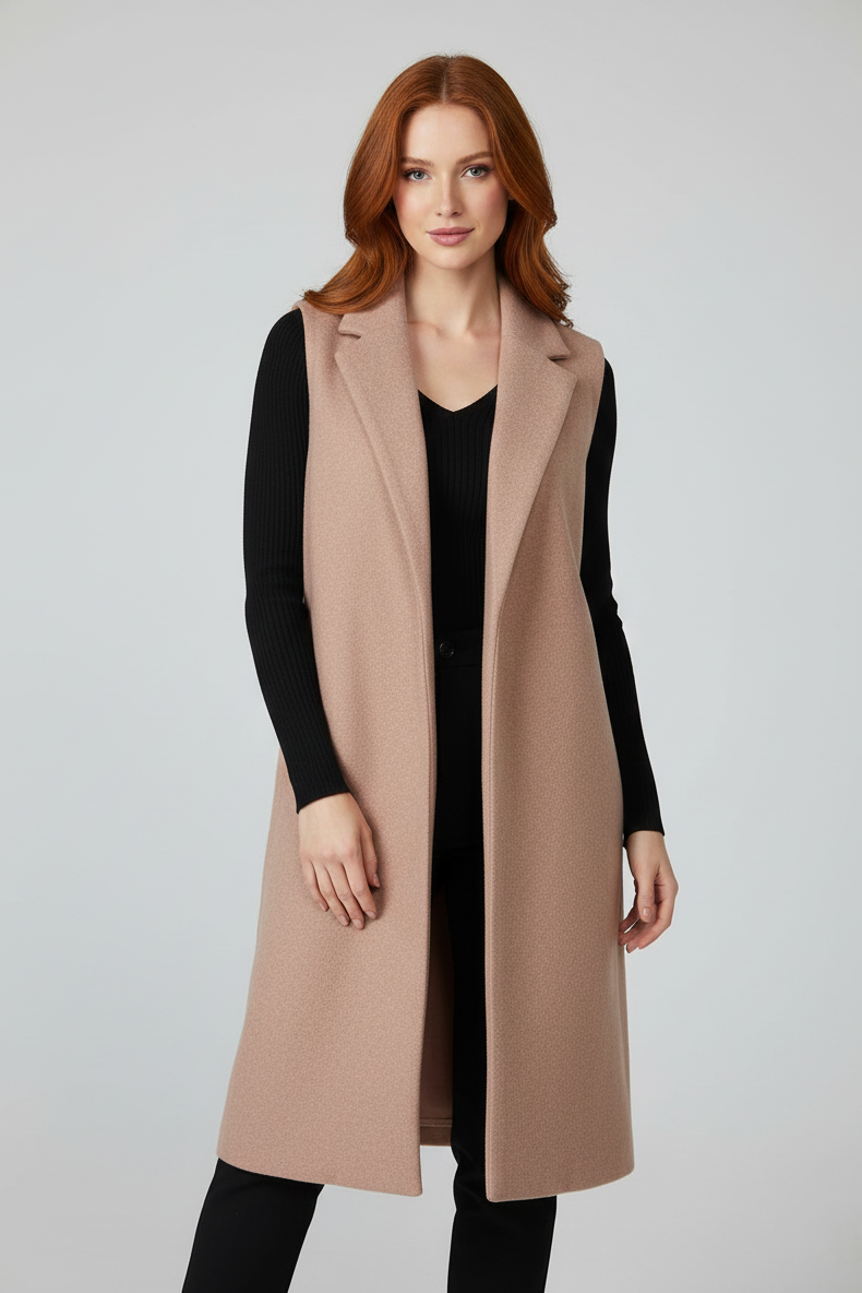 5052 Pale Rose Vest with side pockets