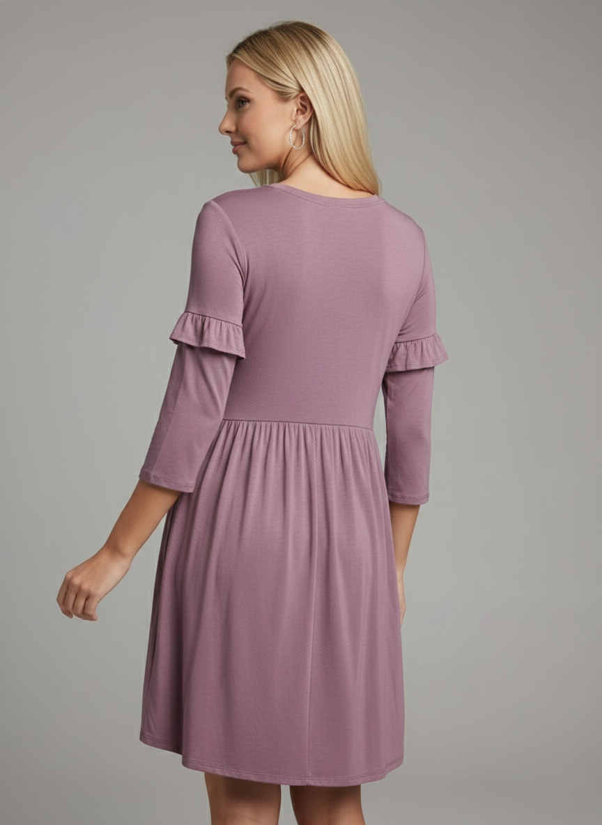 4027 Lilac Midi Dress