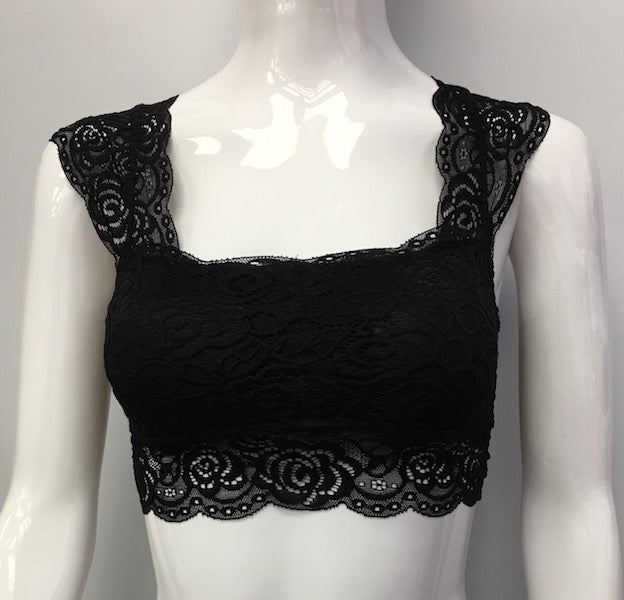 B666 Black Lace Bra