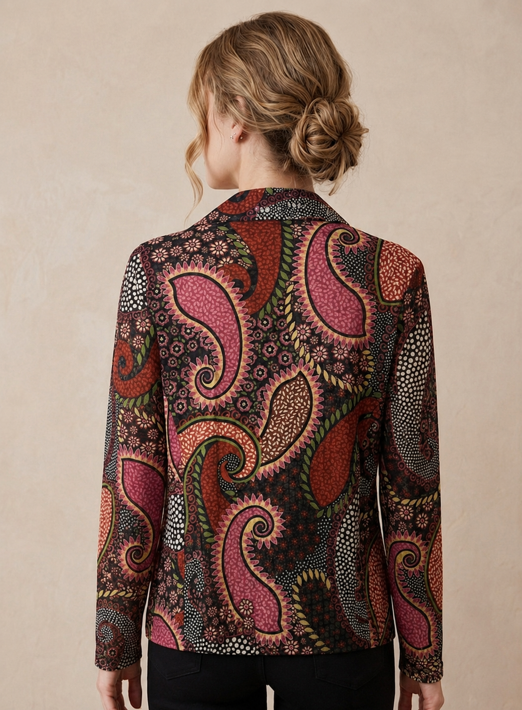 2126 Coral Paisley Jacket
