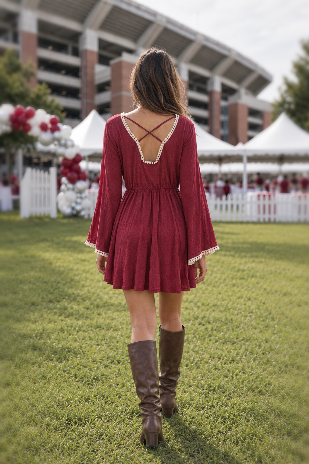 D4038 Alabama Themed Tunic Dress