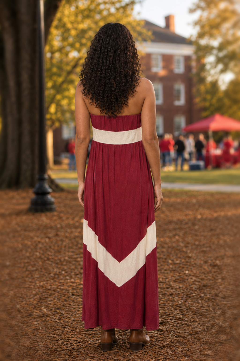JD4159-1 Alabama Themed Gameday Dress