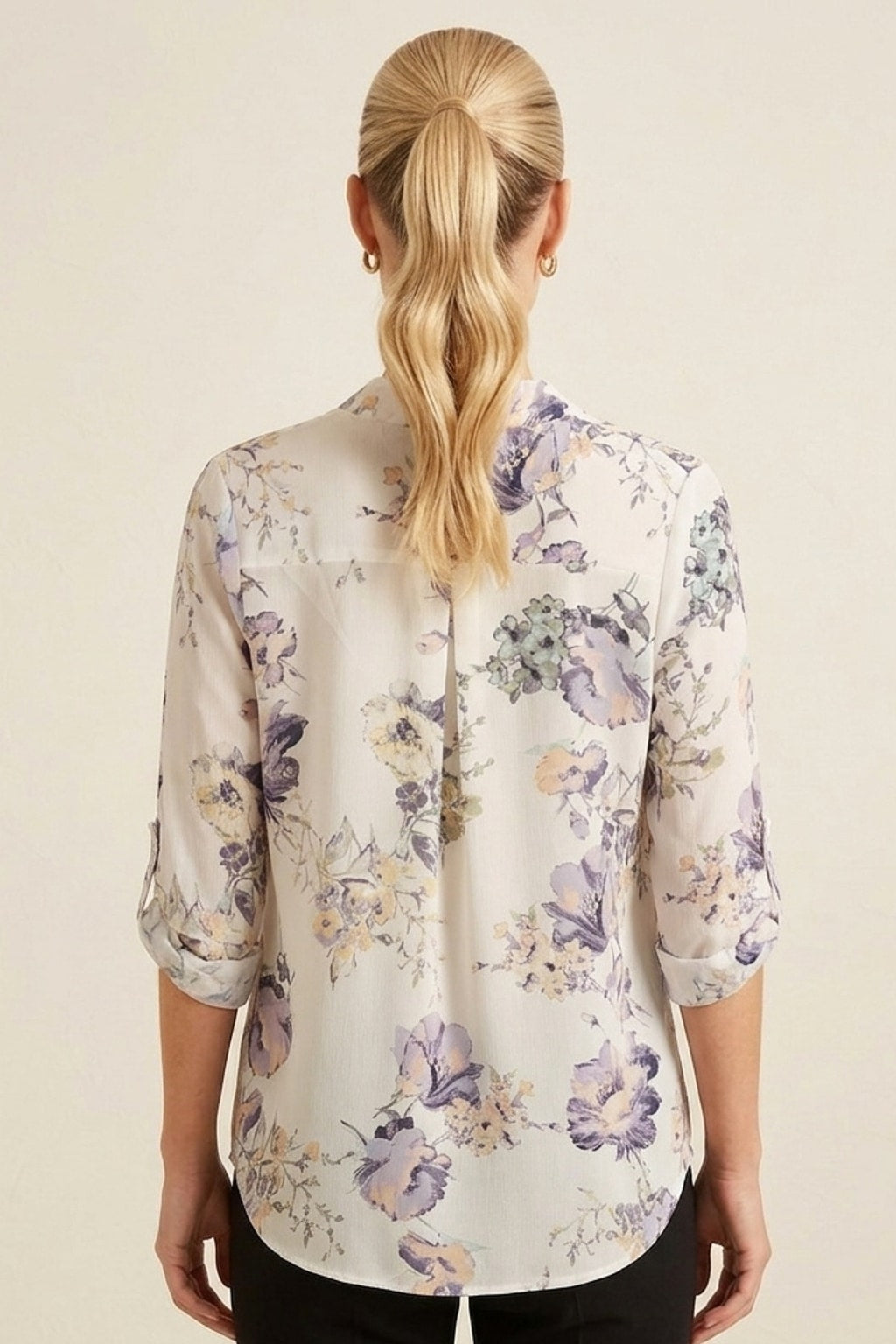 3288 Watercolor Floral Dream Top