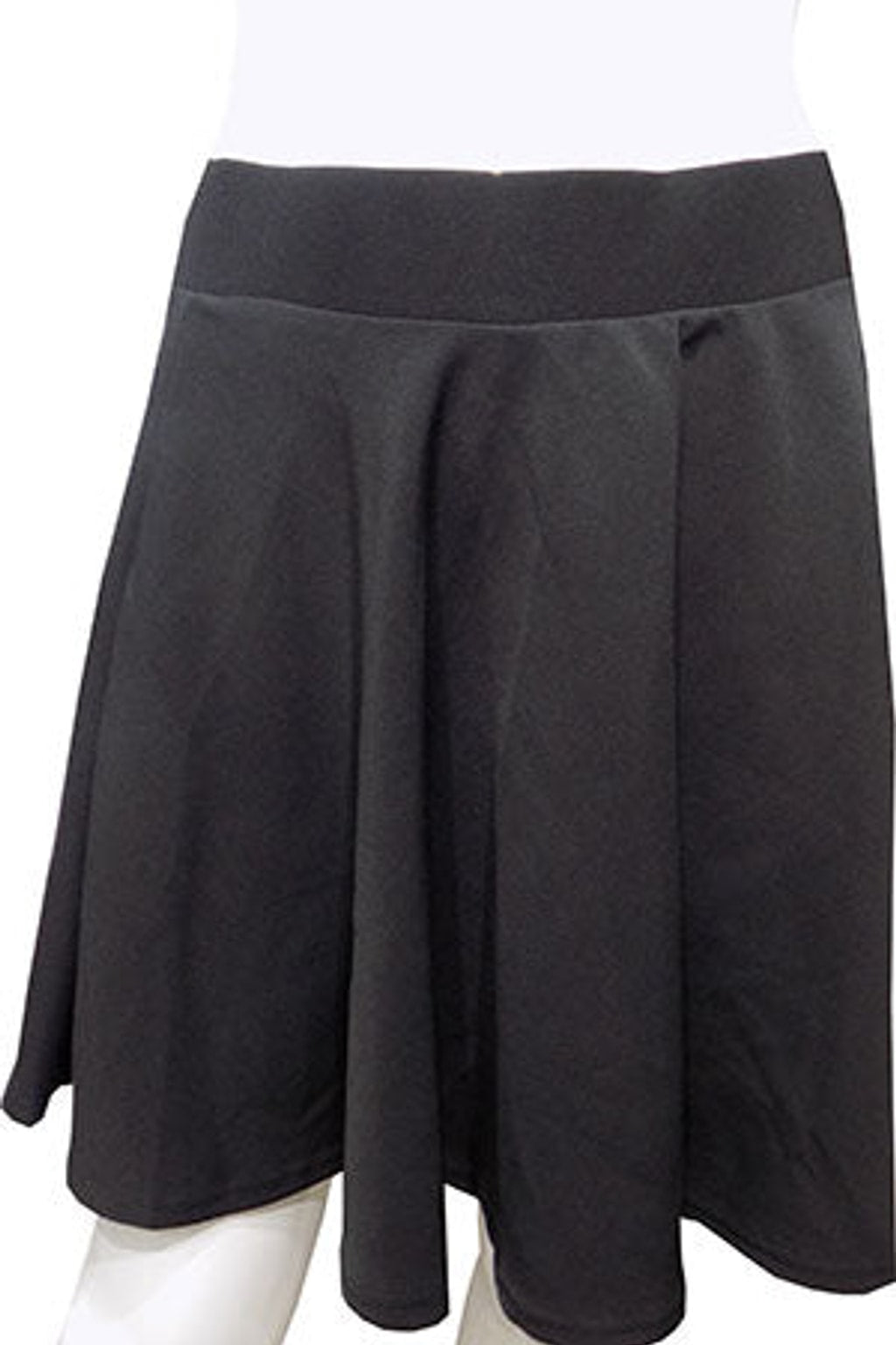 Black Scuba Skirt