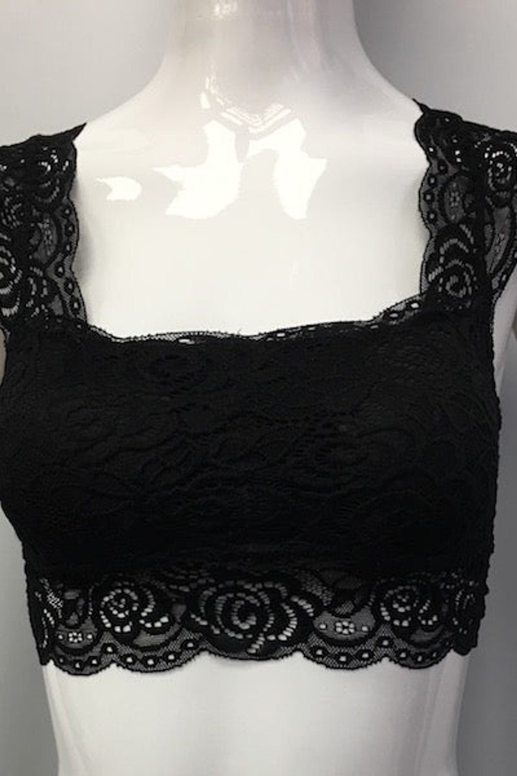 B666 Black Lace Bra