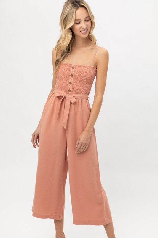 3487 Light Clay Jumpsuit