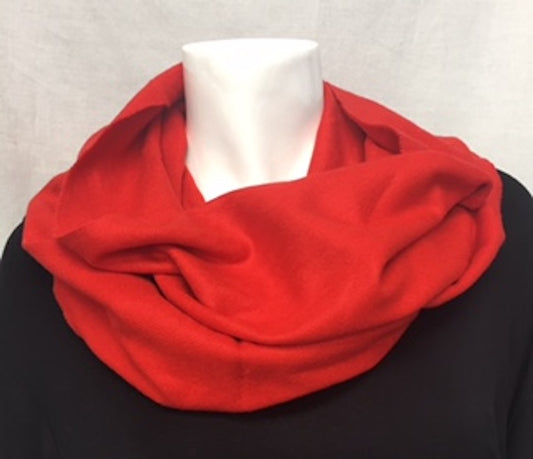 Red Cashmere-Feel Scarf