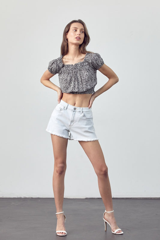 Style 9057 Light Denim Shorts