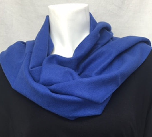 Blue Cashmere-Feel Scarf