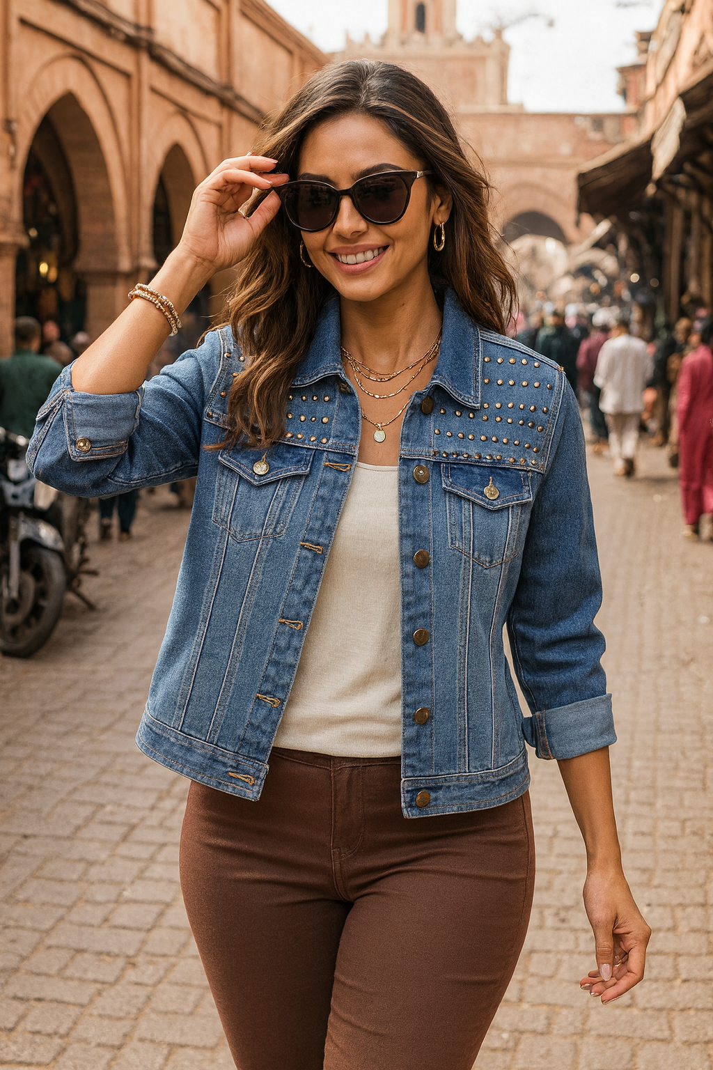 14988 Light-Wash Denim Jacket