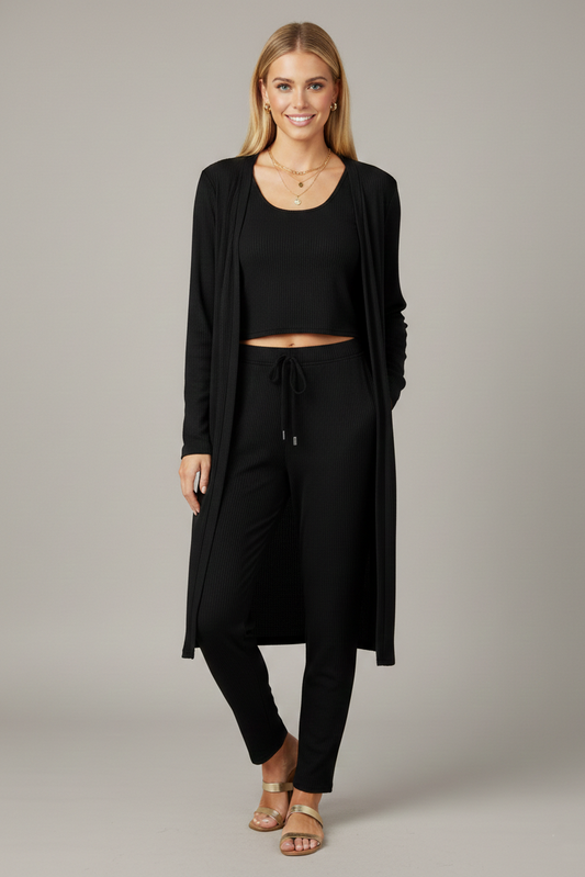 200 Onyx Aura 3 Pc Loungewear Set