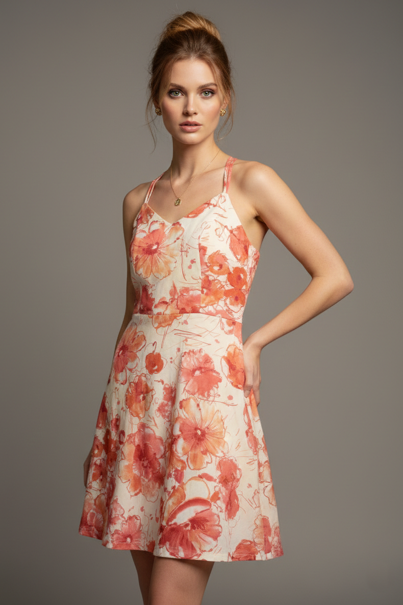 24176 Sun-Kissed Petal Dress