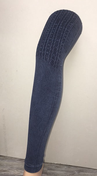 Navy 01 Moto Legging