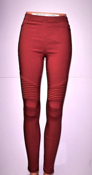 MT-01 Marsala Moto Jegging