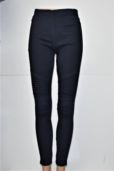 MT-01 Navy Moto Jegging