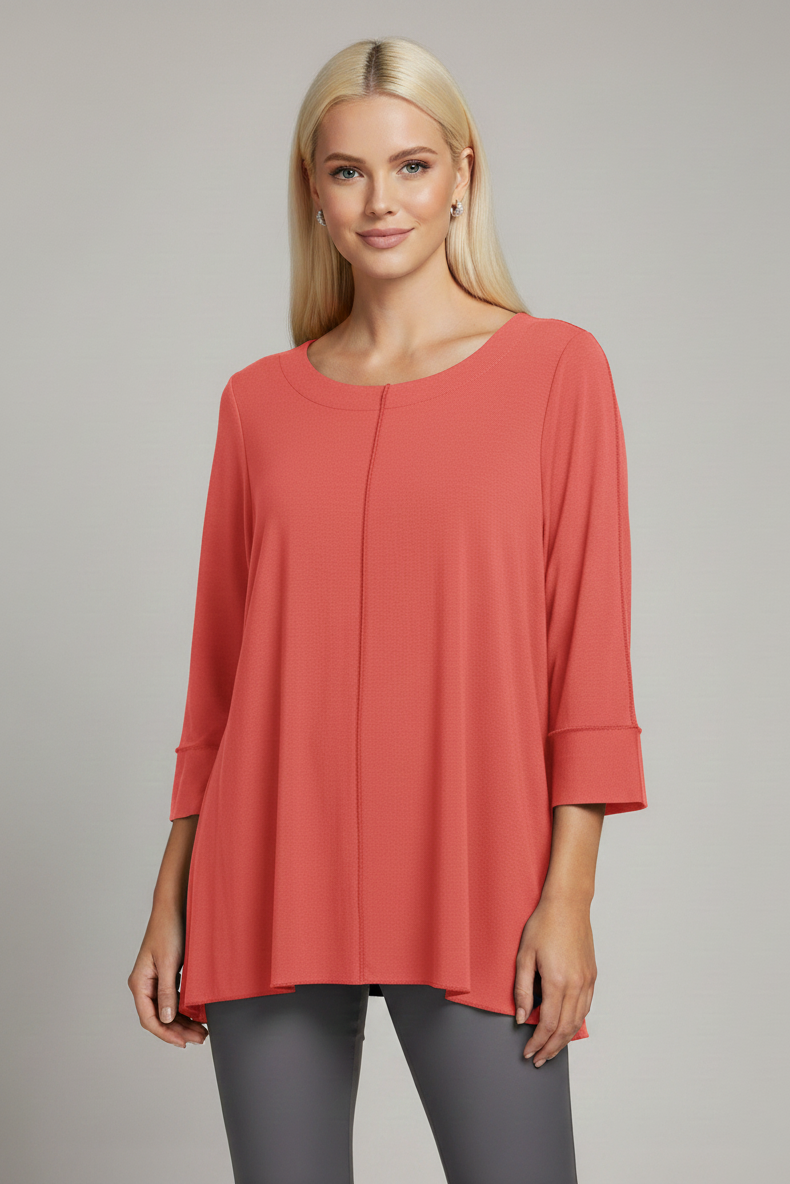 687 Coral Blouse