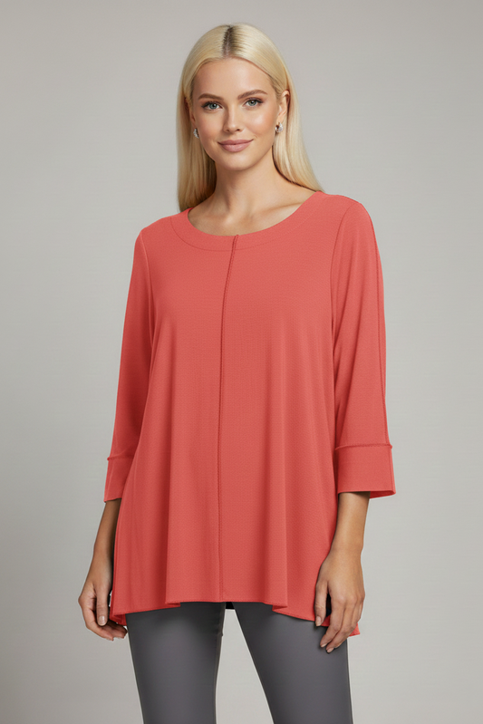 687 Coral Blouse