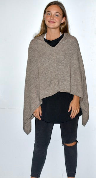 Dark Cashmere Poncho