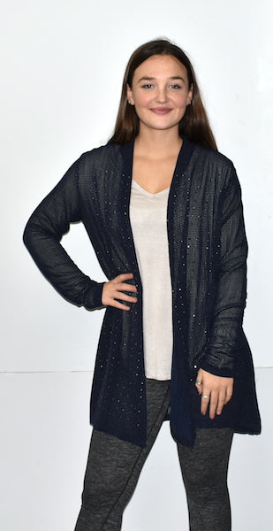 80054 Dark Navy Sparkle Jacket