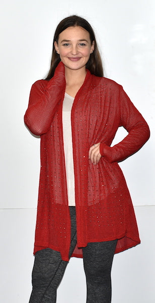 80054 Red Sparkle Jacket