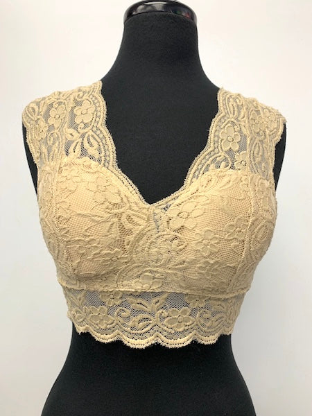LB-05 Taupe Bra Top