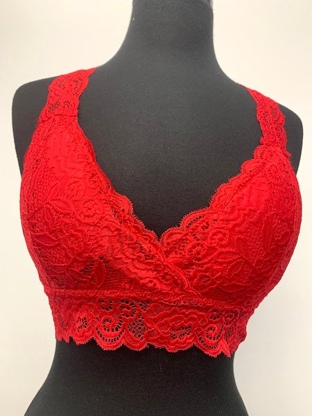 LB-05 Red Bra Top