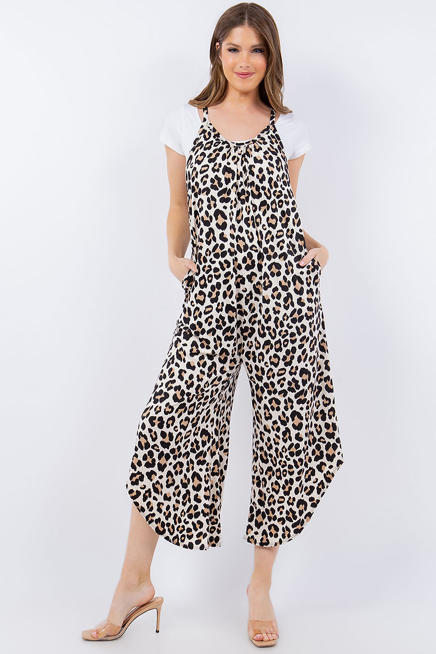 Style 5658 Leopard Jump Suit