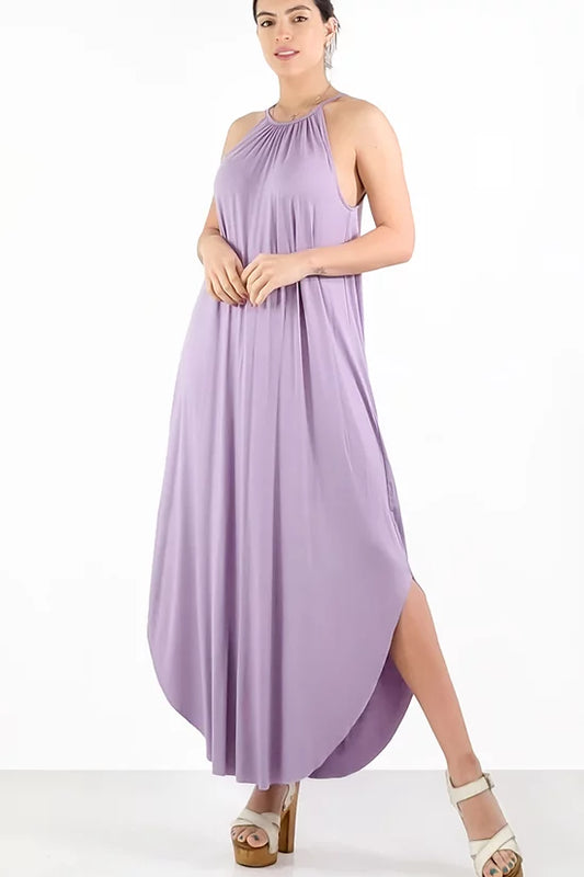 Style 5663 Lilac Maxi Dress