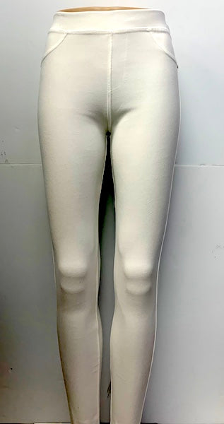 J04 Offwhite Tummy Tuck Jeggings