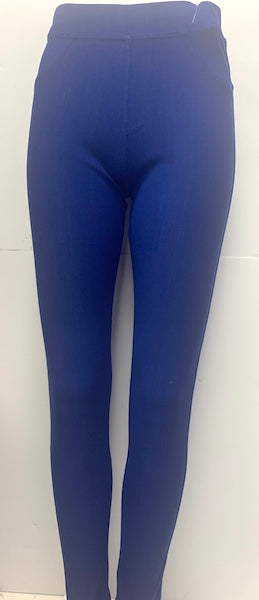 J04 Royal Blue Tummy Tuck Jeggings