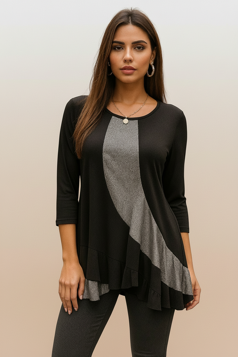 111 Silver Swirl Top