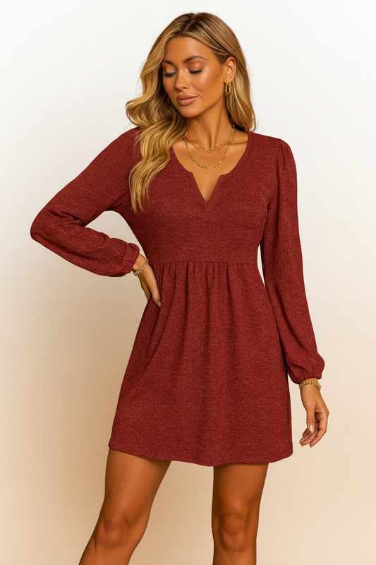 4027S Scarlet Mist Mini Dress