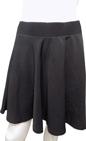 Black Scuba Skirt