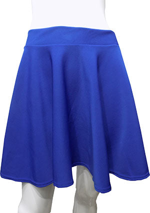 Royal Blue Scuba Skirt