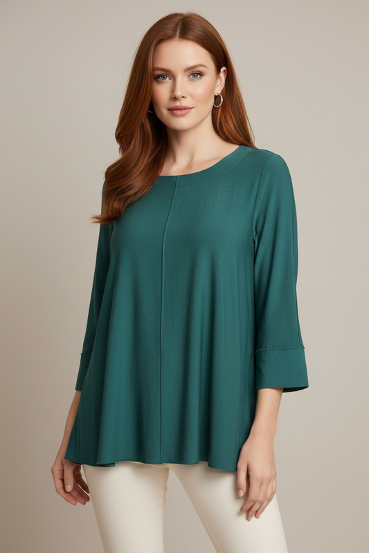 687 Teal Blouse