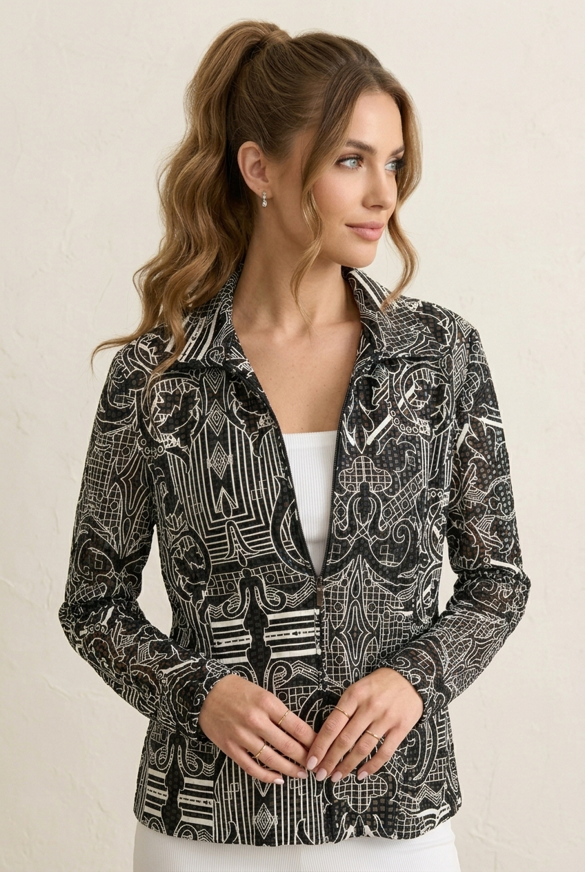 1672 Monochrome Muse Art Jacket