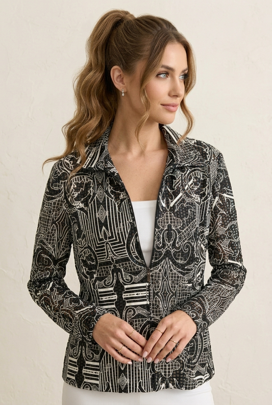 1672 Monochrome Muse Art Jacket