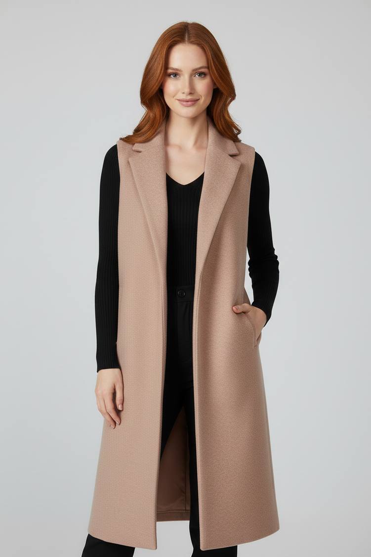 5052 Pale Rose Vest with side pockets