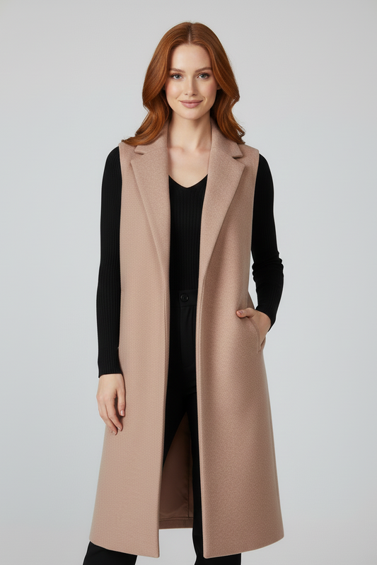 5052 Pale Rose Vest with side pockets